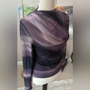 Elegant Purple Women's Top NWOT